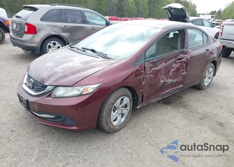 2014 Honda Civic Lx from USA, damaged, VIN 19XFB2F50EE241042